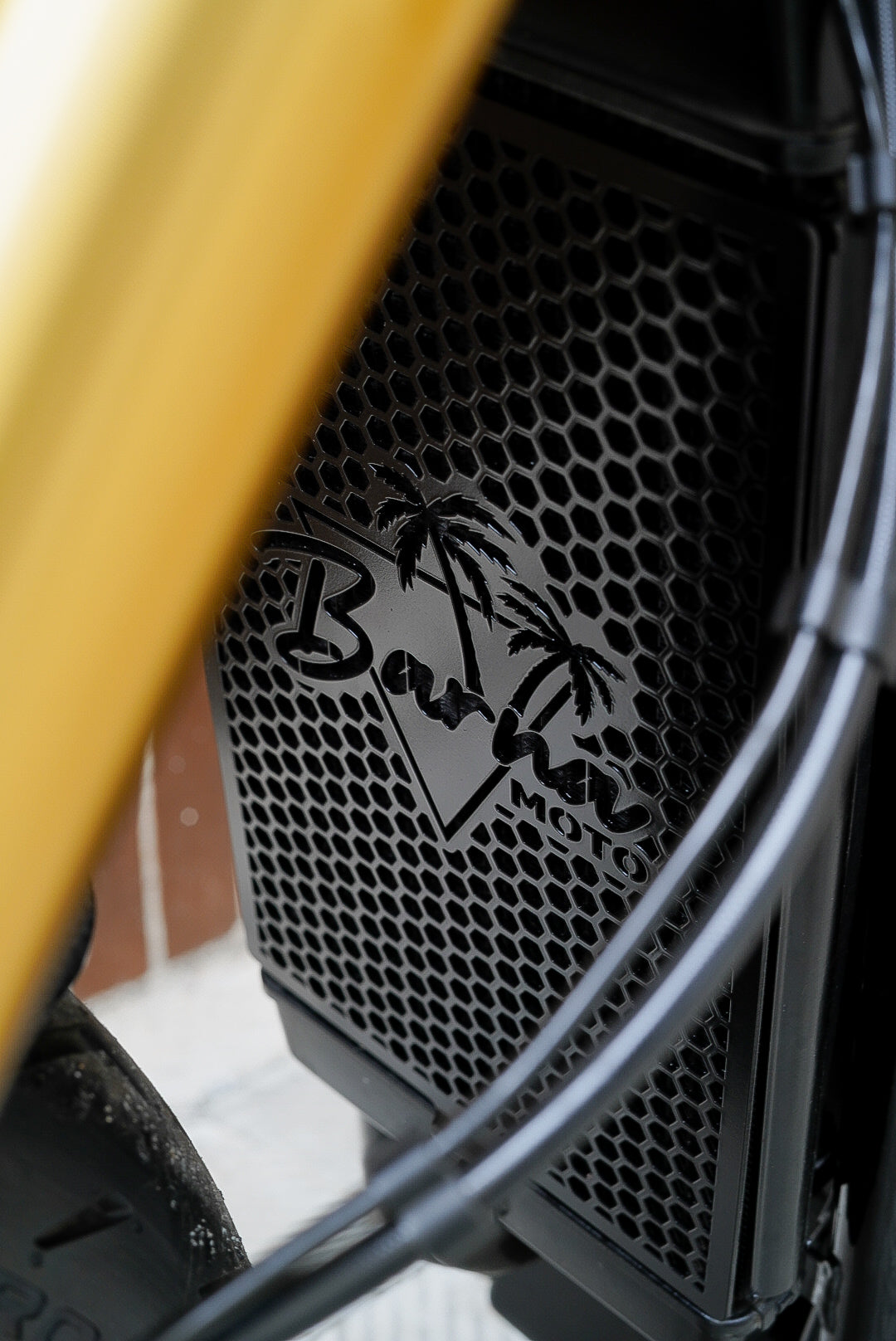 Barna Moto Triumph Radiator Guard