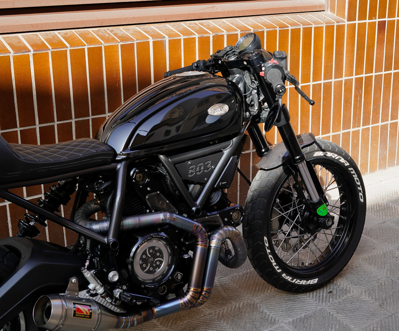 Ducati Cafe Racer Custom Built Show Bike