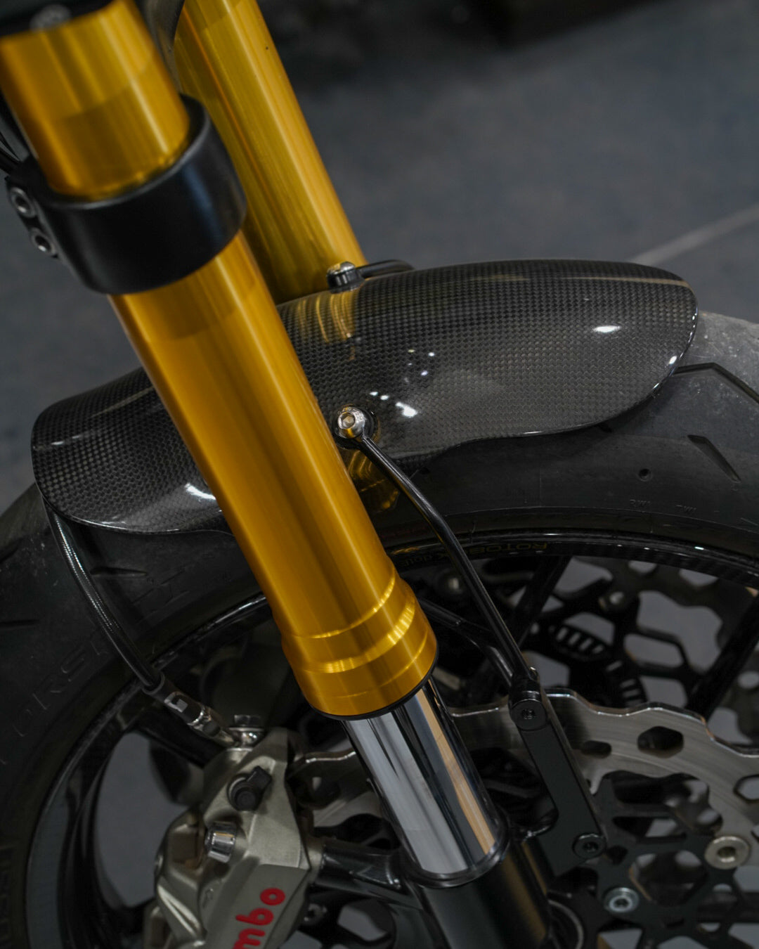 Barna Moto Triumph Thruxton R/RS Short Carbon Front Fender